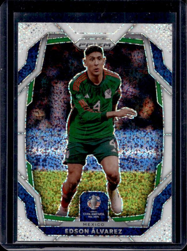 Edson Alvarez 2024 Prizm Copa America #136 White Sparkle /(SSP) RAW