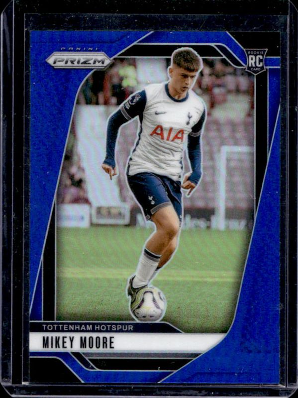 Mikey Moore 2024 Prizm Premier League #82 Blue /299 Rookie RAW