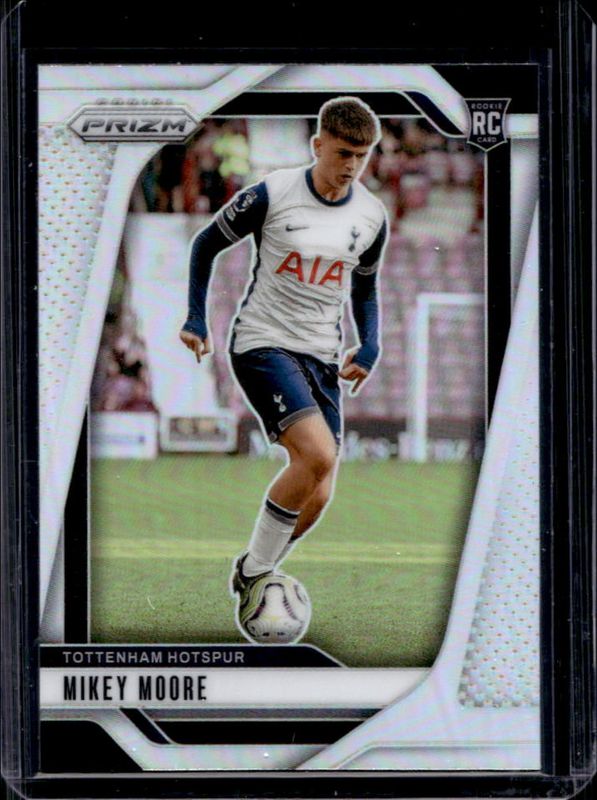 Mikey Moore 2024 Prizm Premier League #82 Silver Rookie RAW