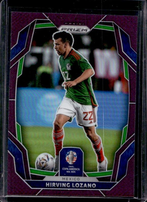 Hirving Lozano 2024 Prizm Copa America #131 Purple /49 RAW