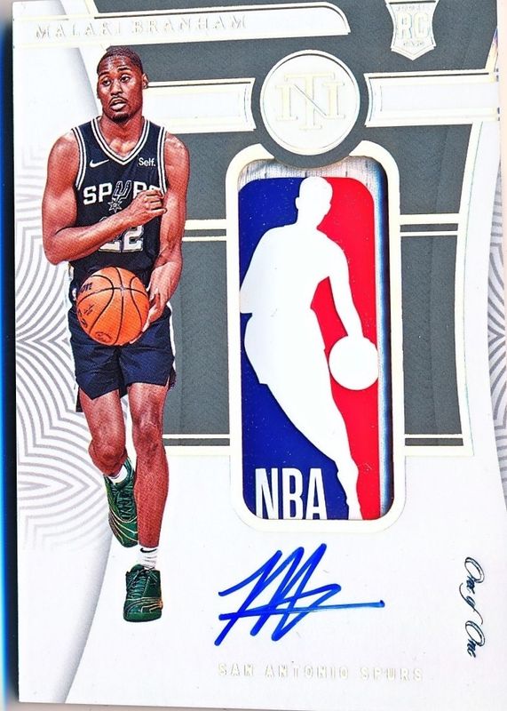 2022 National Treasures #109 Rookie Patch Auto - Logoman /1