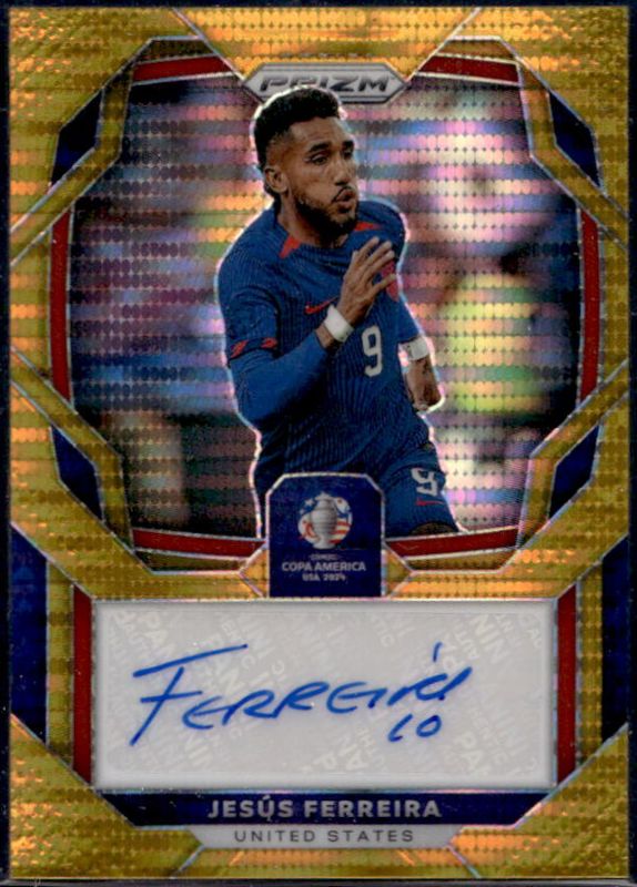 2024 Prizm Copa America #S-JF Signatures - Gold Pulsar