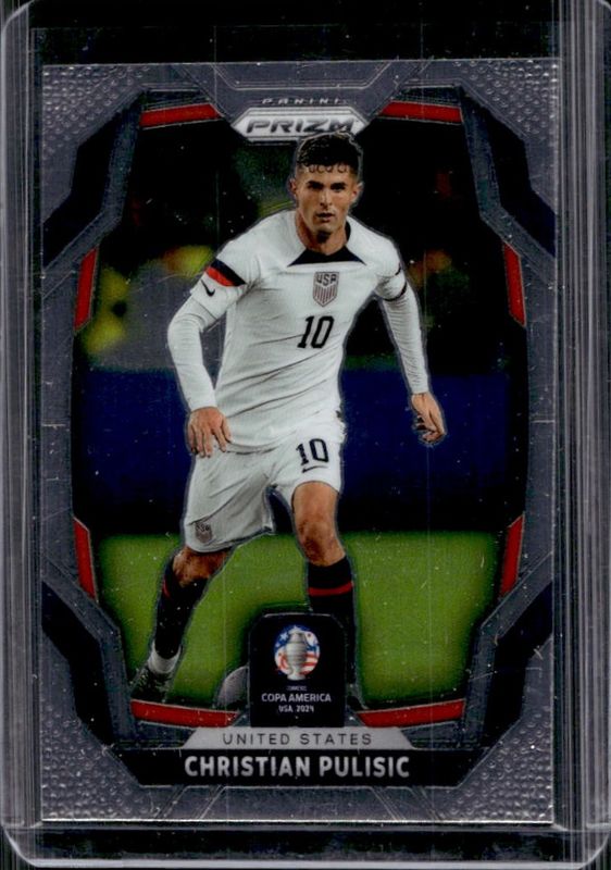 Christian Pulisic 2024 Prizm Copa America #150 Base RAW