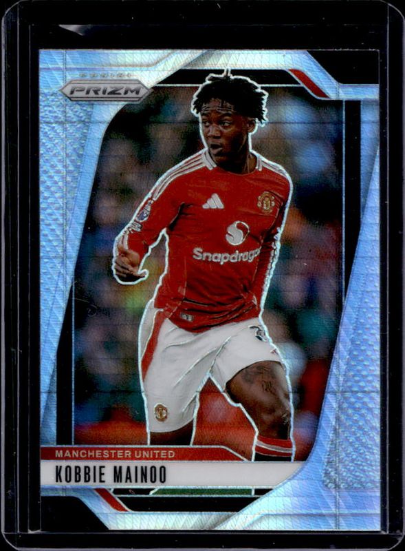 Kobbie Mainoo 2024 Prizm Premier League #124 Hyper RAW