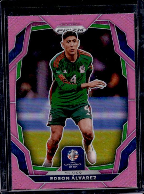 Edson Alvarez 2024 Prizm Copa America #136 Pink RAW