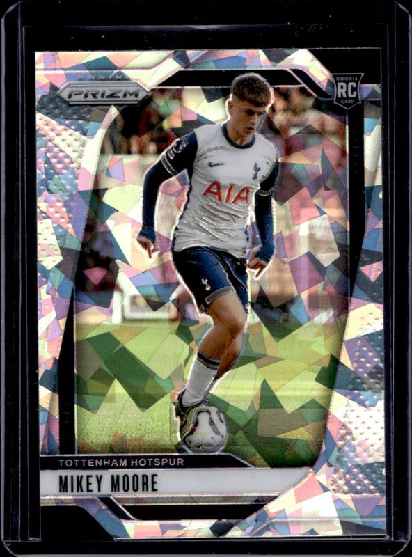 Mikey Moore 2024 Prizm Premier League #82 Ice Rookie RAW
