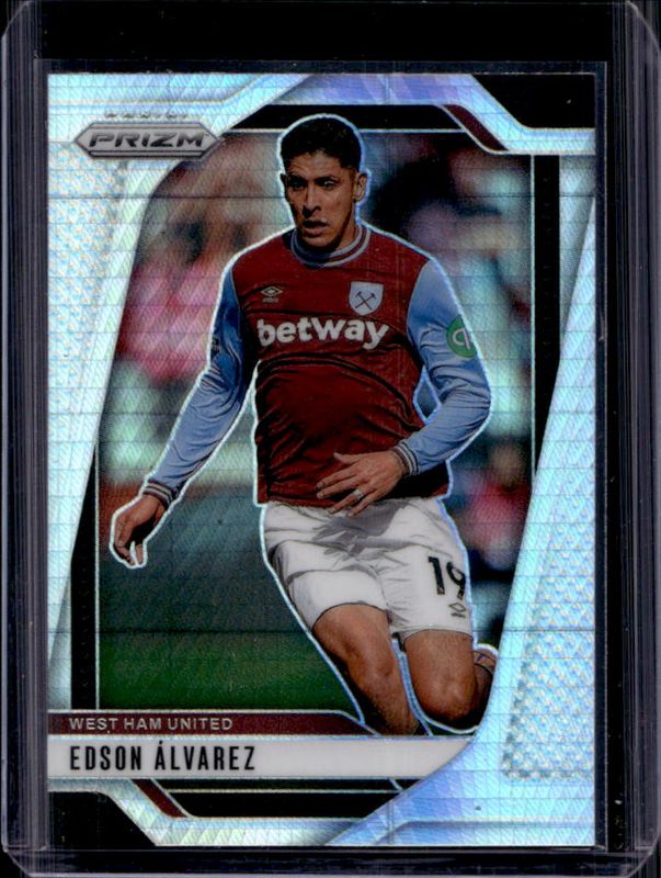Edson Alvarez 2024 Prizm Premier League #156 Hyper RAW