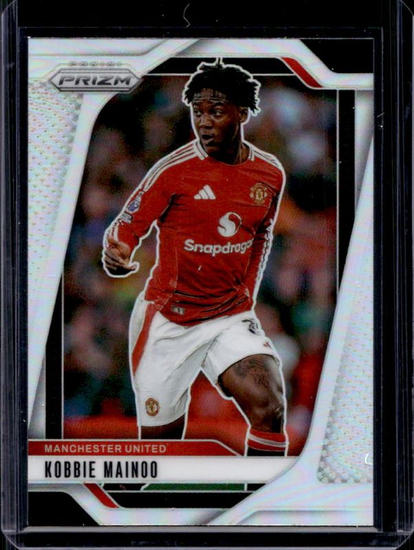 Kobbie Mainoo 2024 Prizm Premier League #124 Silver RAW
