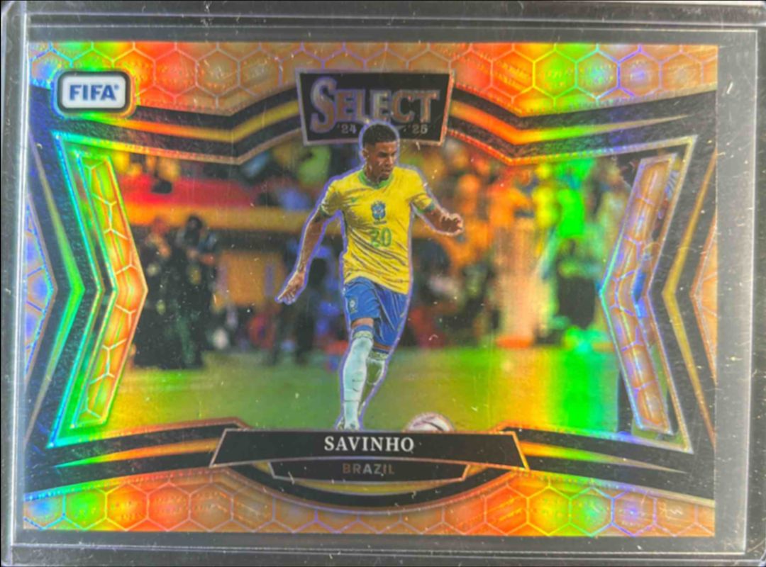 Savinho 2024 Select FIFA #229 Field Level Honeycomb RAW