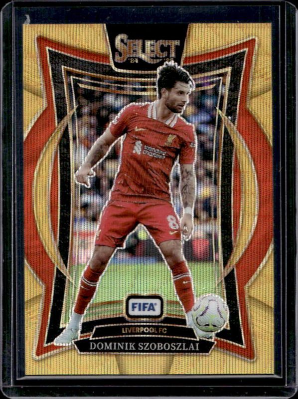 Dominik Szoboszlai 2024 Select FIFA #21 Terrace Gold Wave /10 RAW