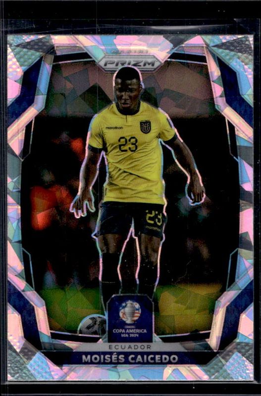 Moises Caicedo 2024 Prizm Copa America #65 Ice RAW