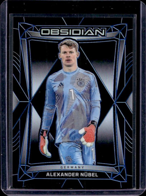 Alexander Nubel 2024 Obsidian #62 Electric Etch Blue /20 RAW