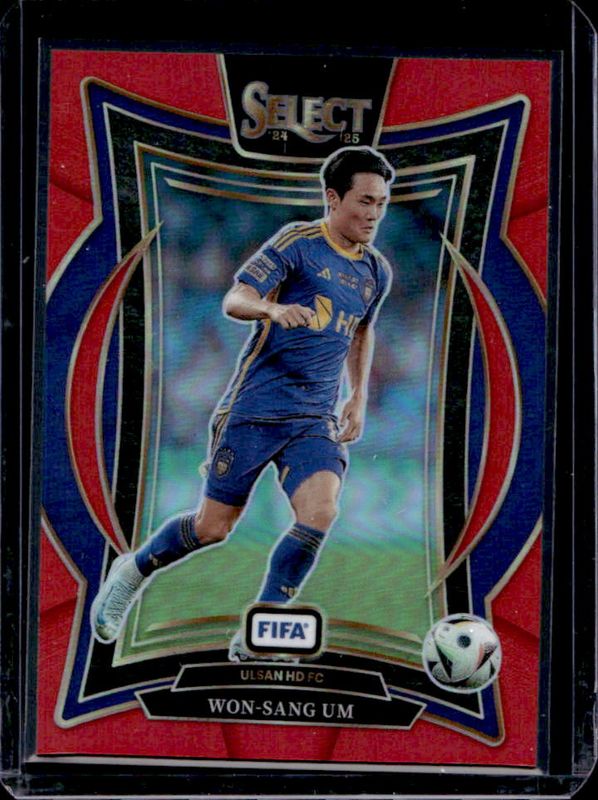 Won-Sang Um 2024 Select FIFA #53 Terrace Red RAW