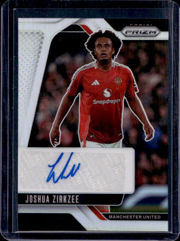 Joshua Zirkzee 2024 Prizm Premier League #S-JZ Signatures - Silver /99 RAW