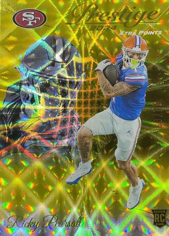Ricky Pearsall 2024 Prestige #347 Gold Premium Xtra Points /75 Rookie RAW