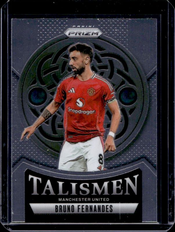 Bruno Fernandes 2024 Prizm Premier League #8 Talismen RAW