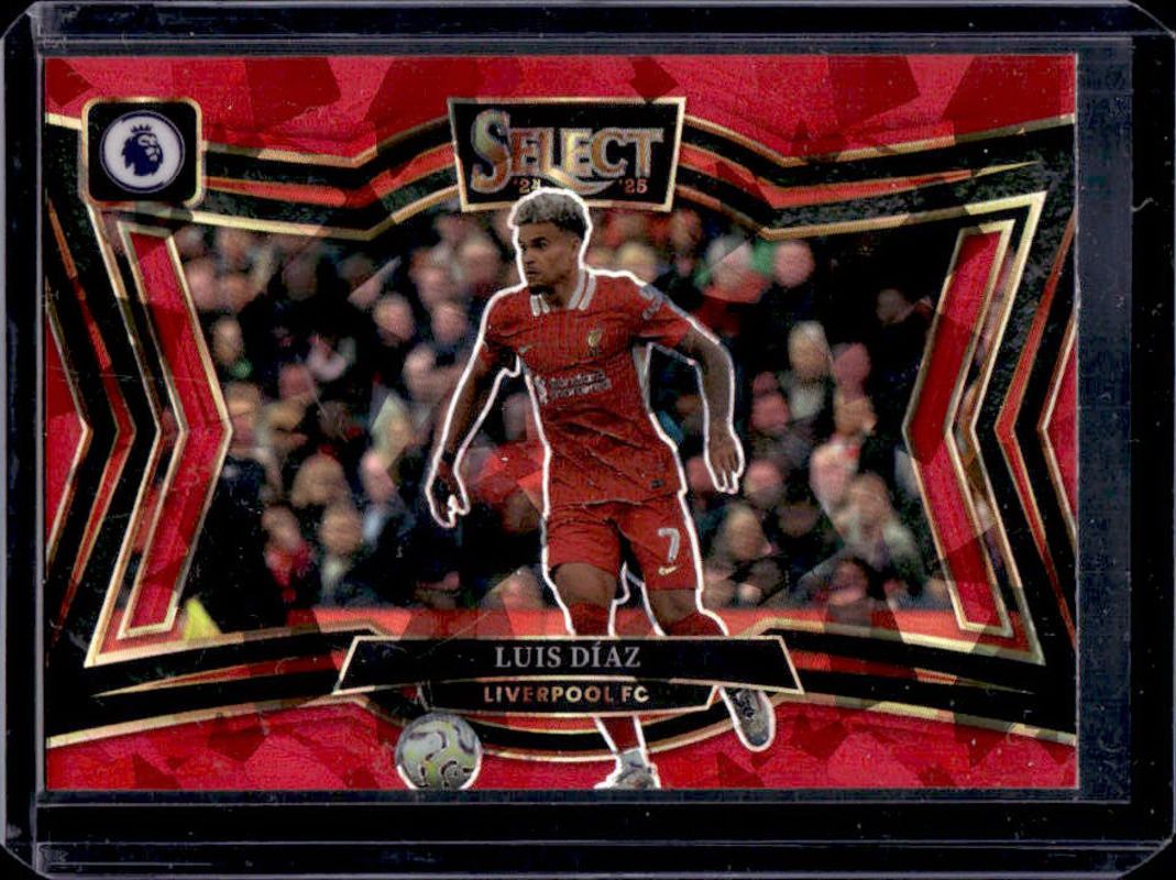 Luis Diaz 2024 Select Premier League #220 Field Level Red Ice RAW
