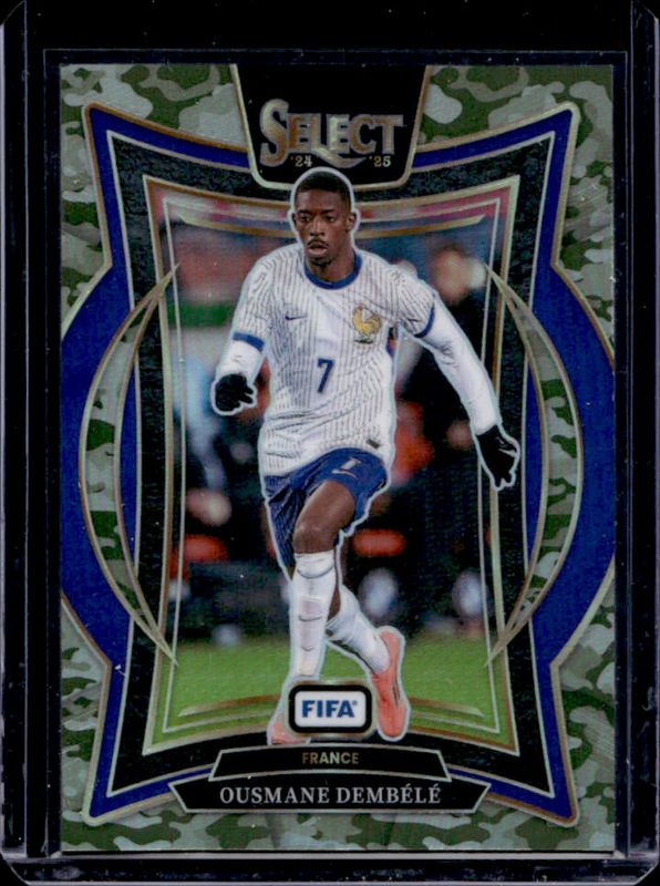 Ousmane Dembele 2024 Select FIFA #70 Terrace Camo /135 RAW