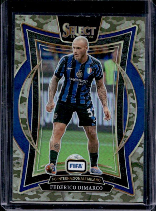 Federico Dimarco 2024 Select FIFA #37 Terrace Camo /135 RAW
