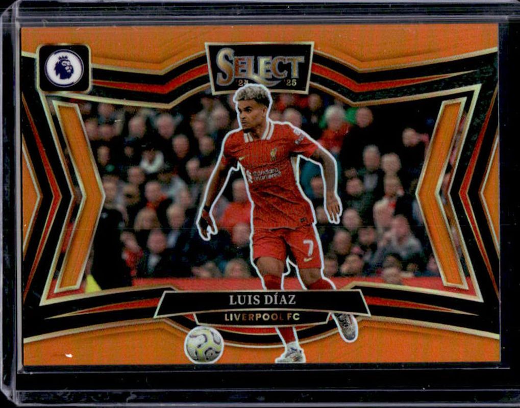 Luis Diaz 2024 Select Premier League #220 Field Level Orange /75 RAW