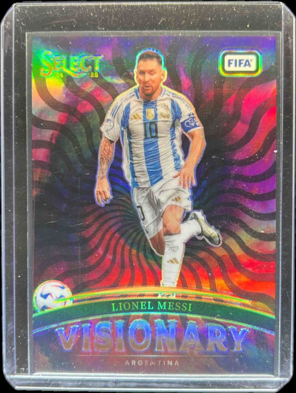 Lionel Messi 2024 Select FIFA #10 Visionary RAW