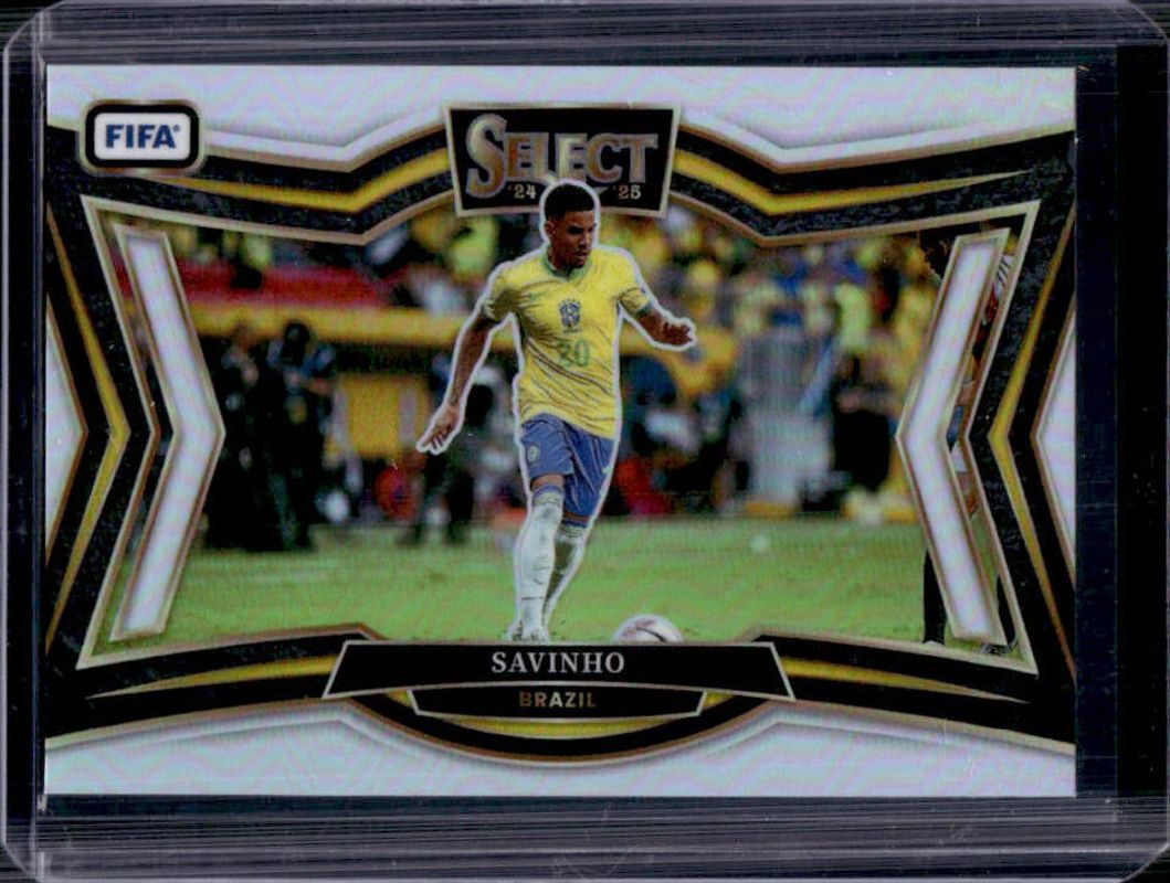 Savinho 2024 Select FIFA #229 Field Level Silver RAW