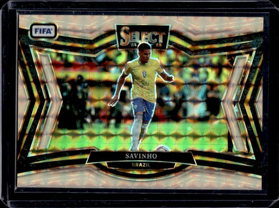 Savinho 2024 Select FIFA #229 Field Level Orange Fluorescent /125 RAW