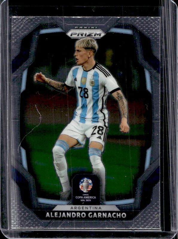 Alejandro Garnacho 2024 Prizm Copa America #15 Base RAW