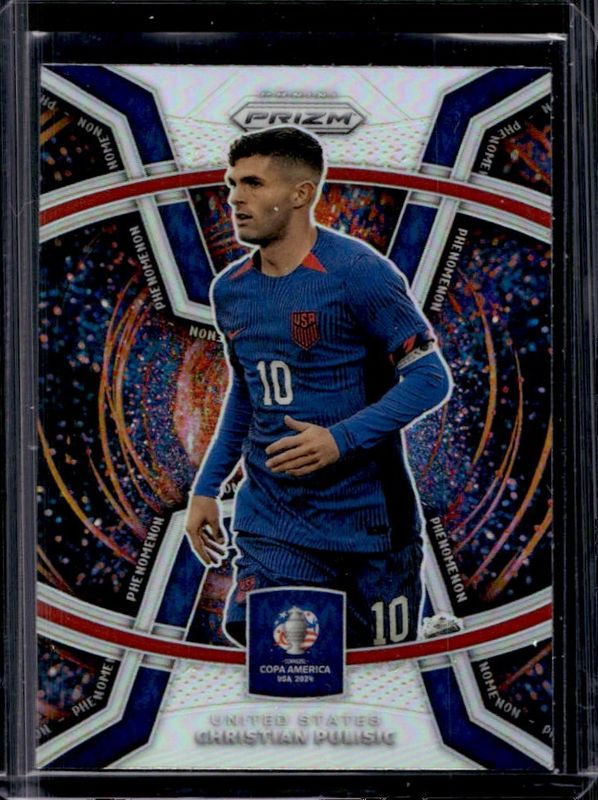 Christian Pulisic 2024 Prizm Copa America #16 Phenomenon - Silver RAW