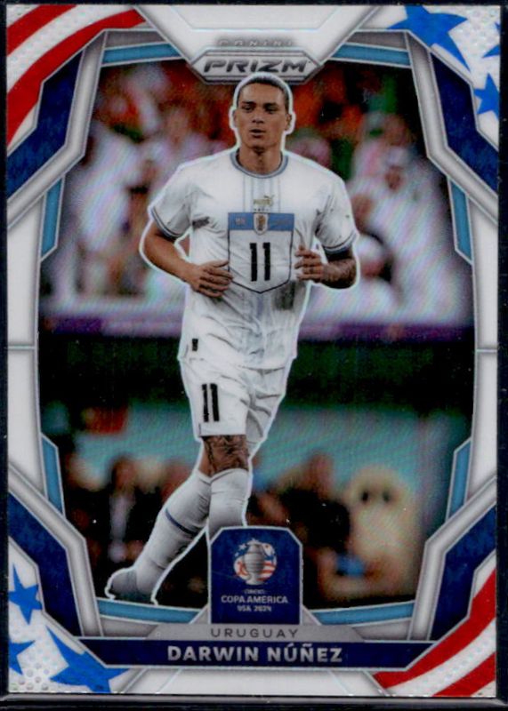 Darwin Nunez 2024 Prizm Copa America #107 Stars & Stripes /24 RAW
