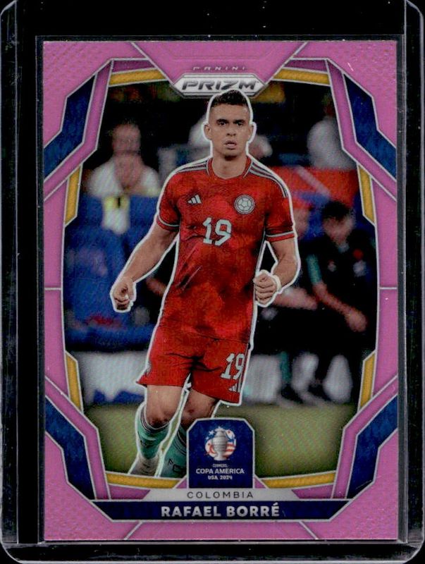 Rafael Santos Borre 2024 Prizm Copa America #52 Pink RAW
