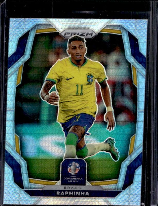 Raphinha 2024 Prizm Copa America #26 Hyper RAW