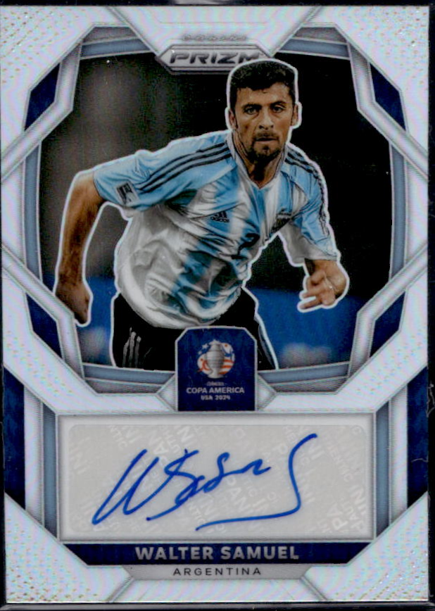 Walter Samuel 2024 Prizm Copa America #S-WS Signatures - Silver Price ...