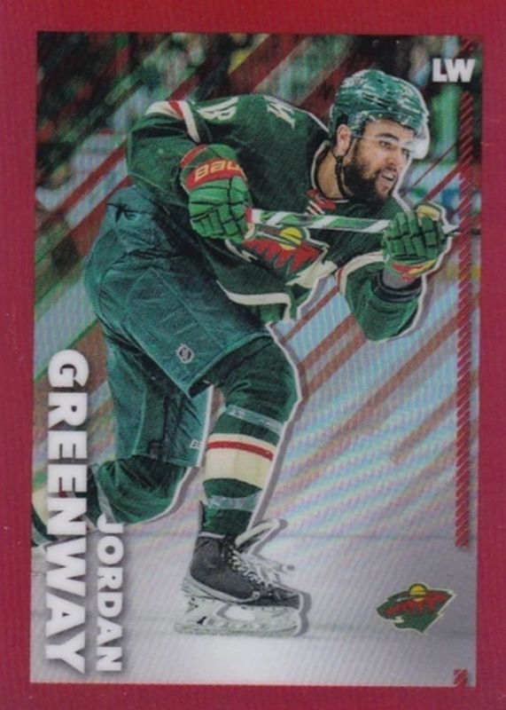 2022 Topps Chrome NHL Sticker Collection #246 Red Refractor /5