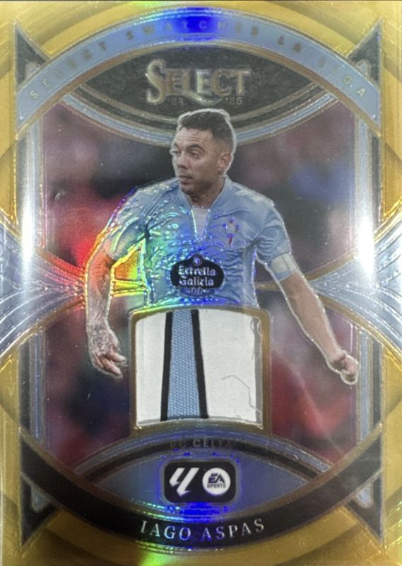 2024 Select La Liga #SW-IA Select Swatches Gold /10