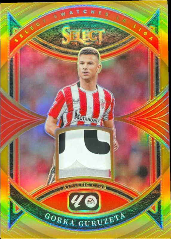 2024 Select La Liga #SW-GG Select Swatches Gold /10