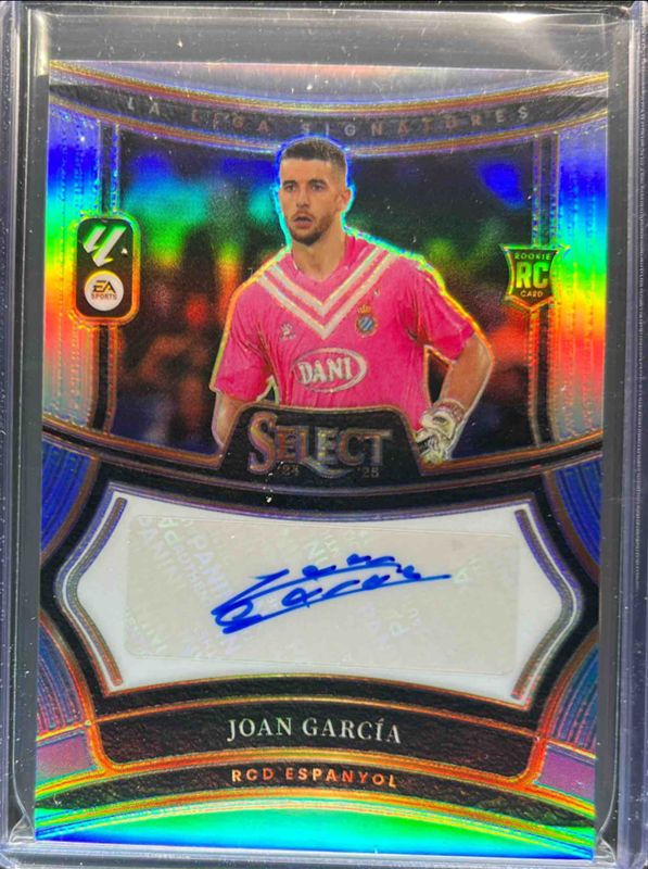 Joan Garcia 2024 Select La Liga #SS-JG Signatures Silver RAW