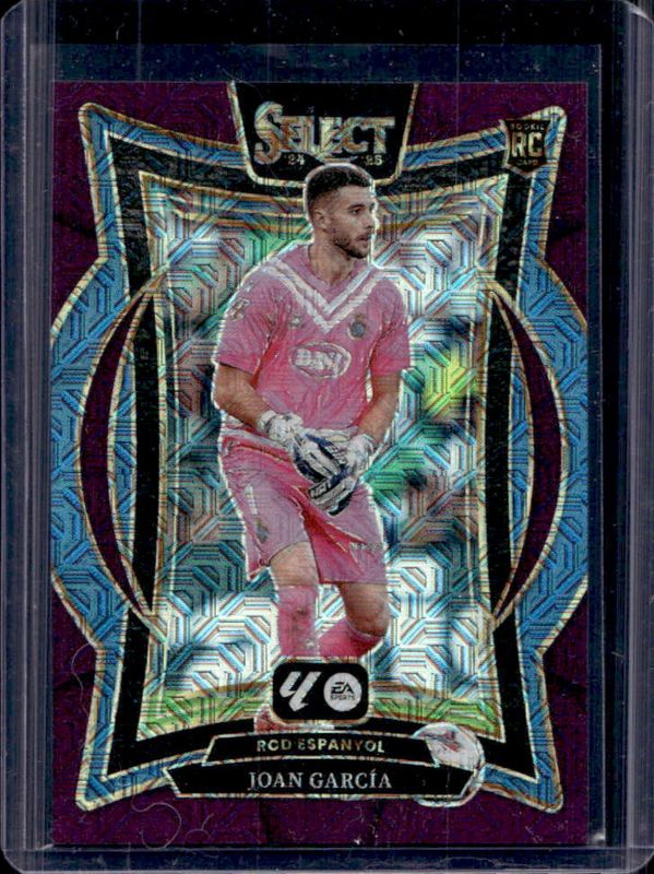 Joan Garcia 2024 Select La Liga #90 Base Purple Mojo RAW