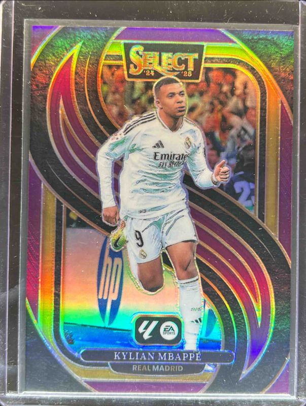 Kylian Mbappe 2024 Select La Liga #111 Base Purple /99 RAW