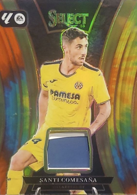 Santi Comesana 2024 Select La Liga #SM-SCO Select Memorabilia Tie-Dye /25 RAW