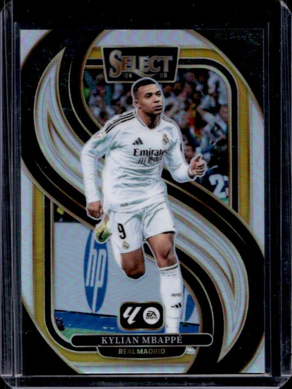 Kylian Mbappe 2024 Select La Liga #111 Base Silver RAW