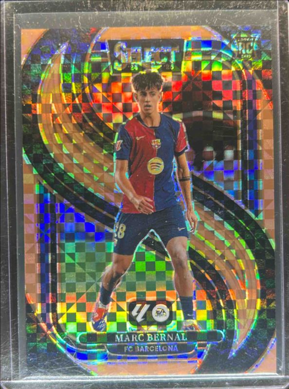 Marc Bernal 2024 Select La Liga #156 Base Bronze Checker /59 Rookie RAW