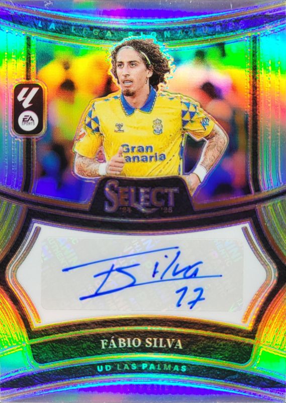 Fabio Silva 2024 Select La Liga #SS-FS Signatures Silver RAW