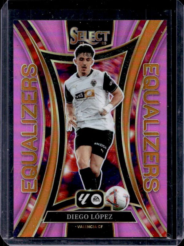 Diego Lopez 2024 Select La Liga #23 Equalizers Pink /25 RAW