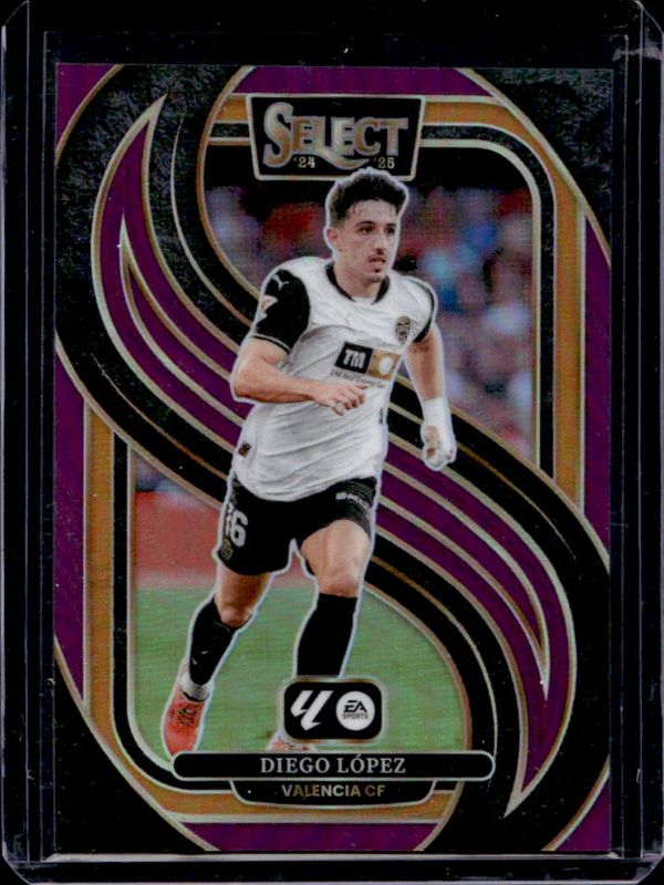 Diego Lopez 2024 Select La Liga #101 Base Purple /99 RAW