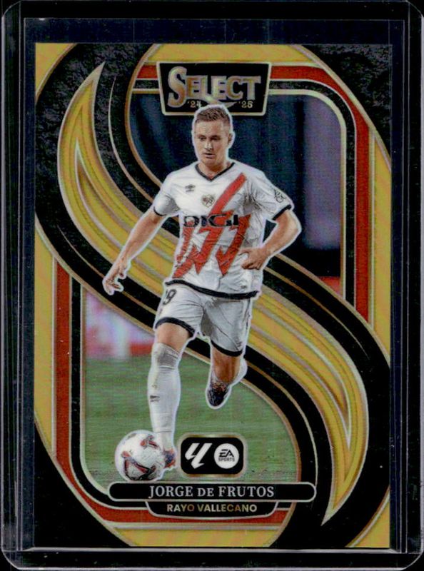 De Frutos 2024 Select La Liga #130 Base Gold /10 RAW