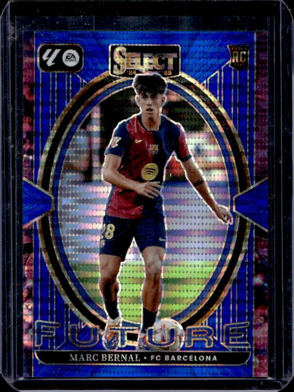 Marc Bernal 2024 Select La Liga #6 Select Future Blue Pulsar Rookie RAW