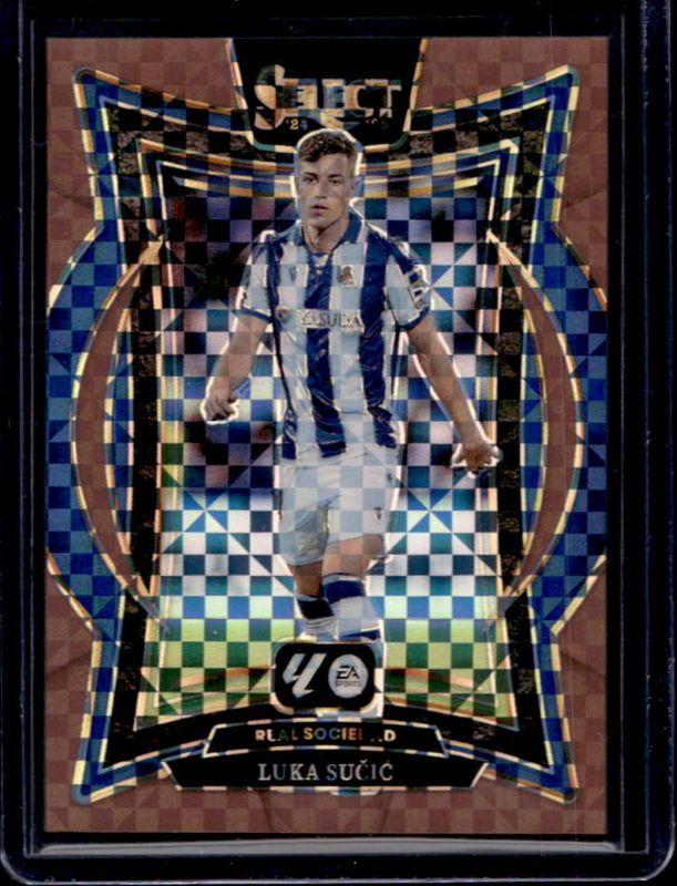 Luka Sucic 2024 Select La Liga #49 Base Bronze Checker /59 RAW