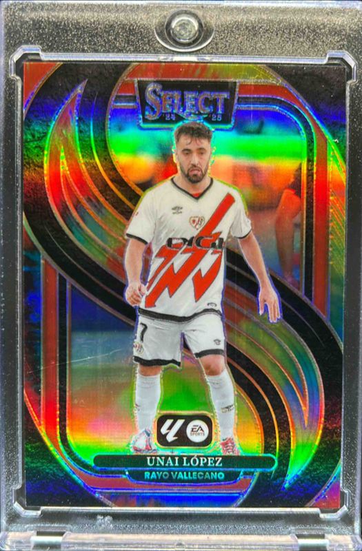 Unai Lopez 2024 Select La Liga #129 Base Tie-Dye /25 RAW
