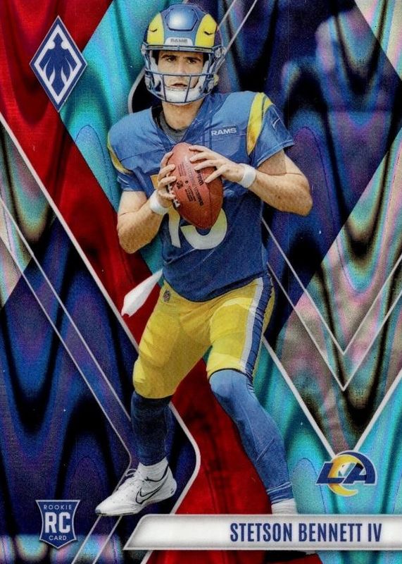Stetson Bennett IV 2023 Phoenix #121 Fire & Ice Seismic /50 Rookie RAW